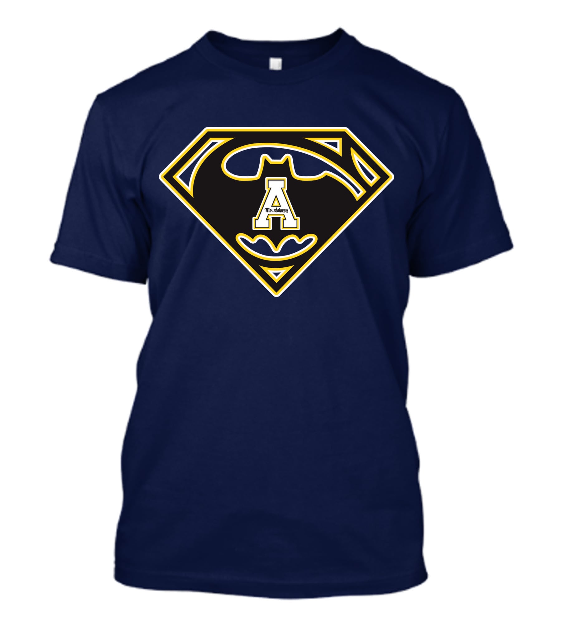 Appalachian State Mountaineers Batman Superman T-Shirt