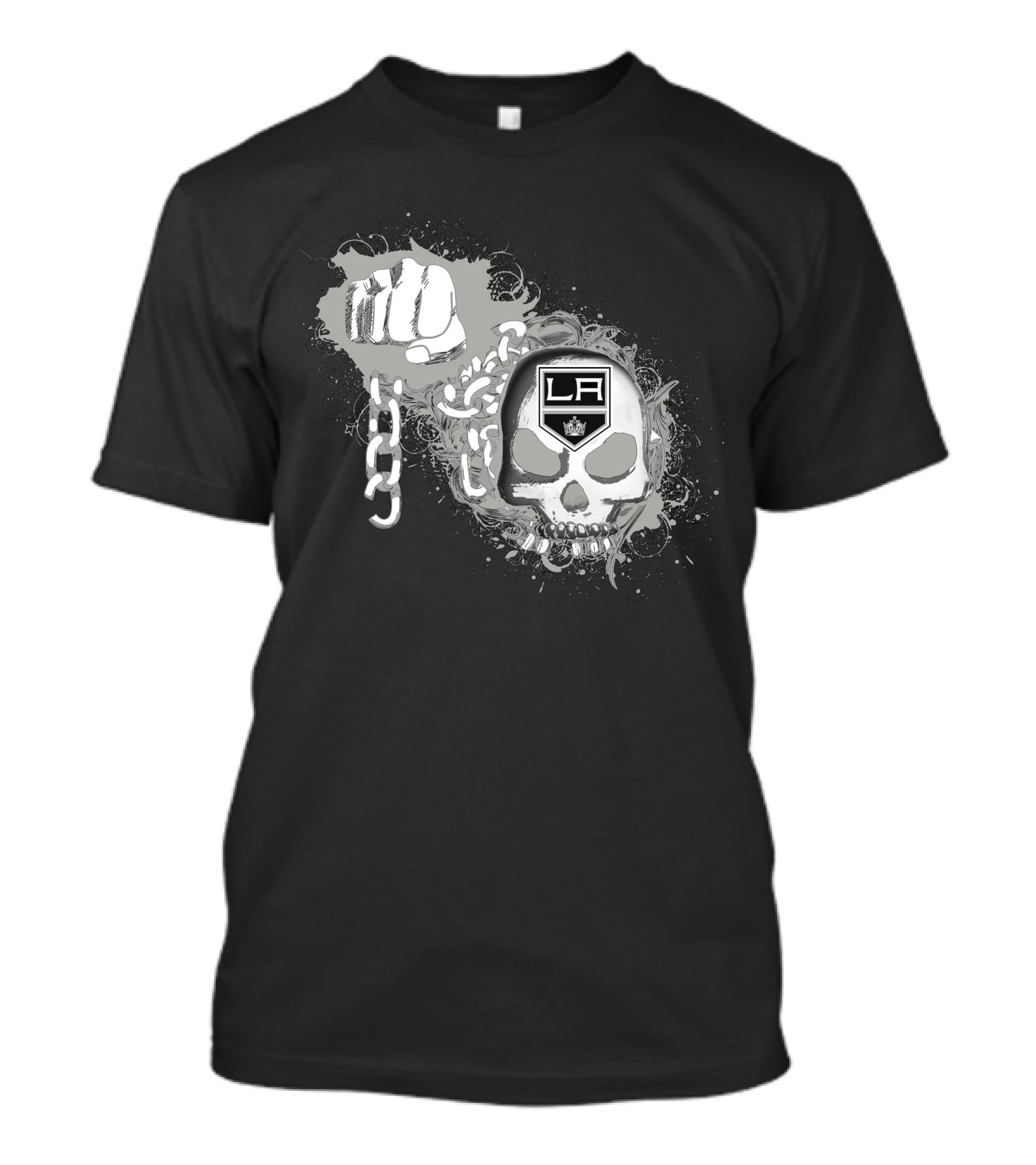 Los Angeles Kings La Skull And Chain T-Shirt