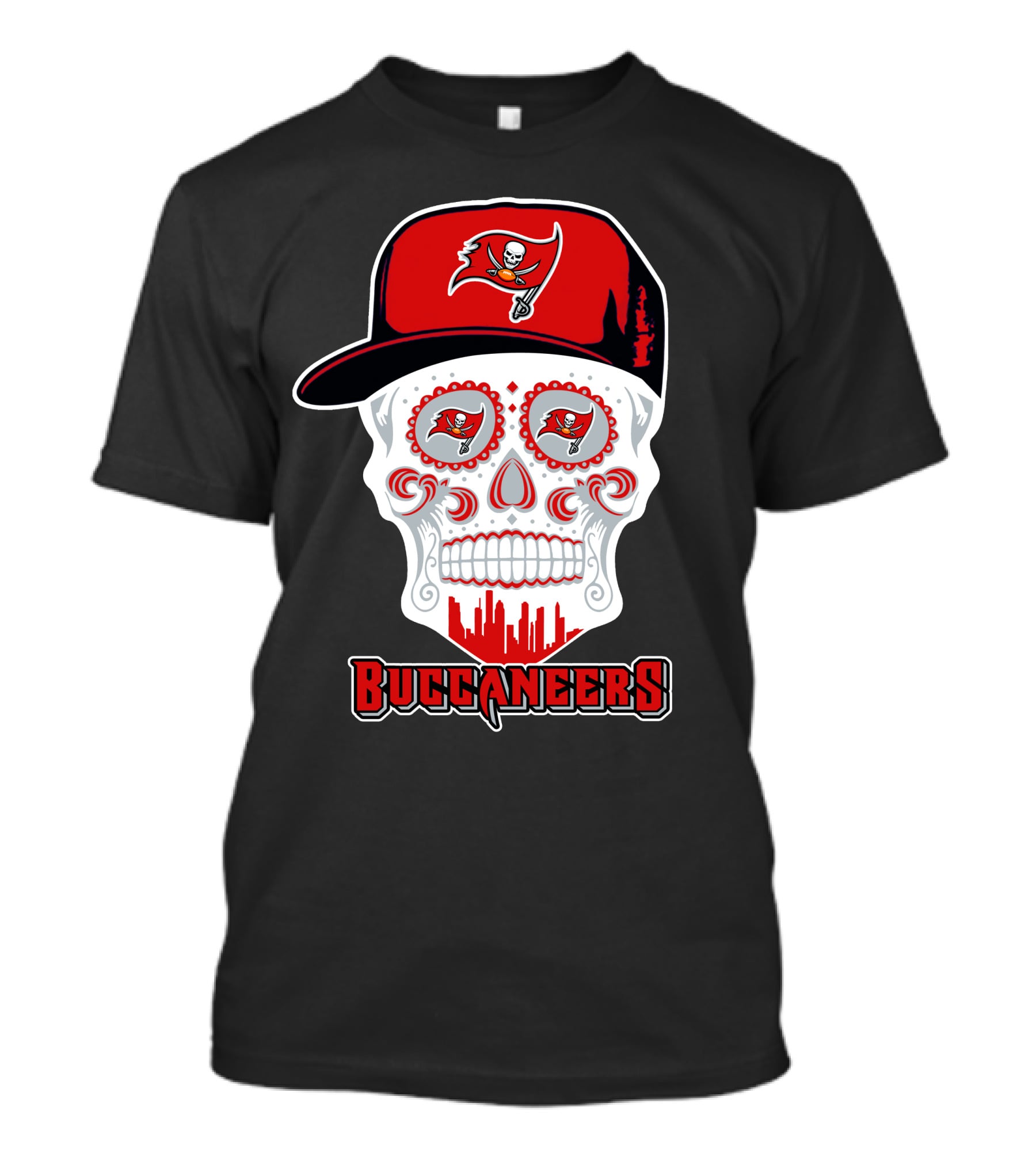 Tampa Bay Buccaneers Skull Buccaneers T-Shirt