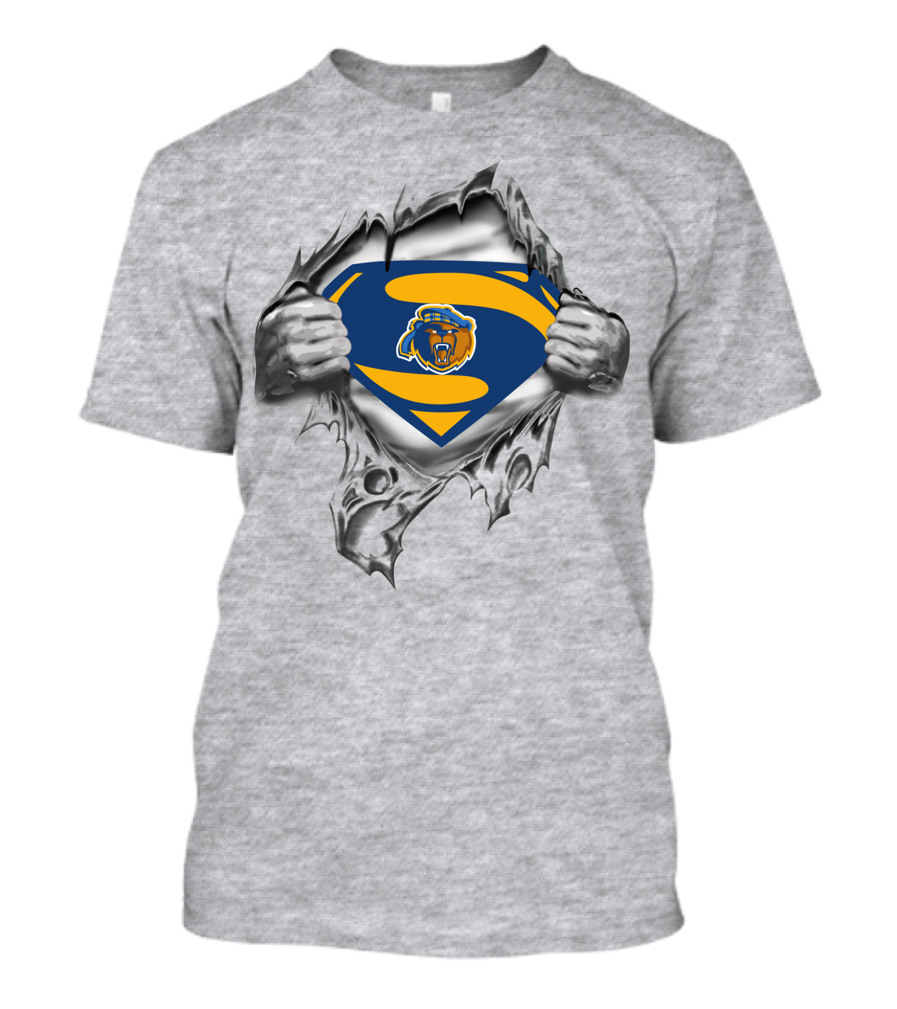 Uc Riverside Highlanders Superman Logo Bear T-Shirt