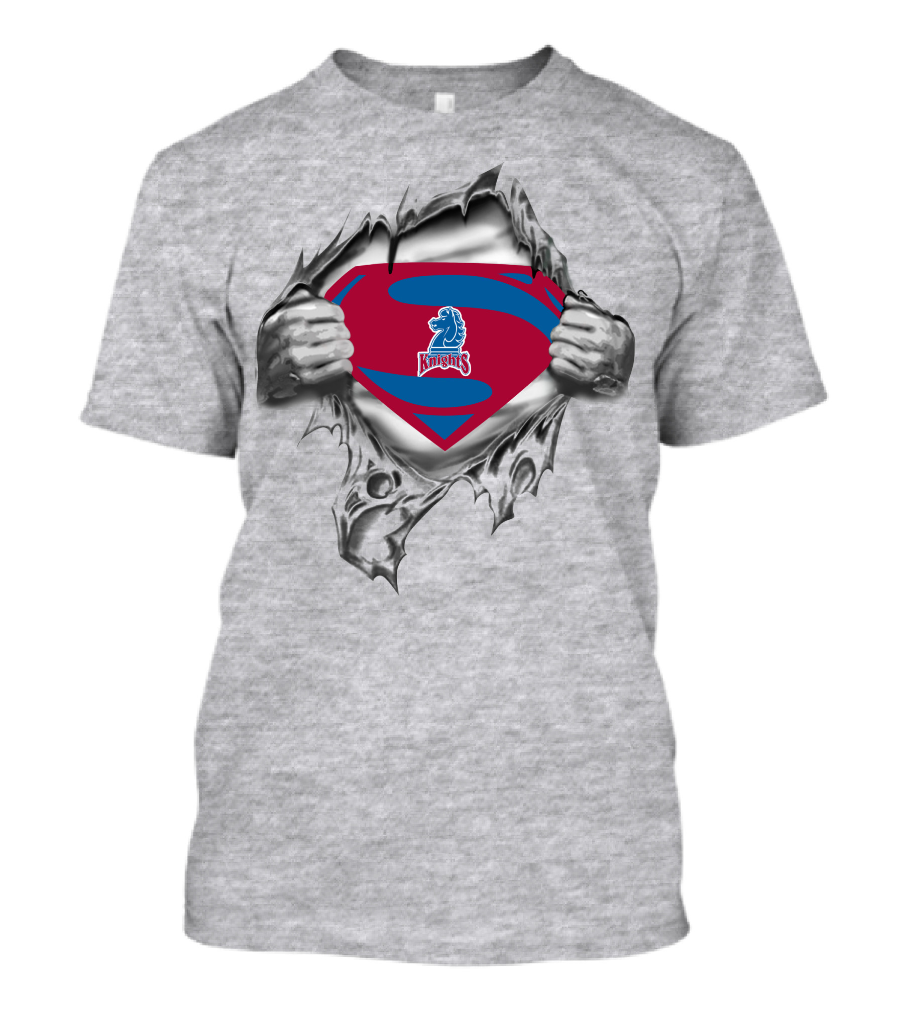 Fairleigh Dickinson Knights Superman Logo Knights T-Shirt