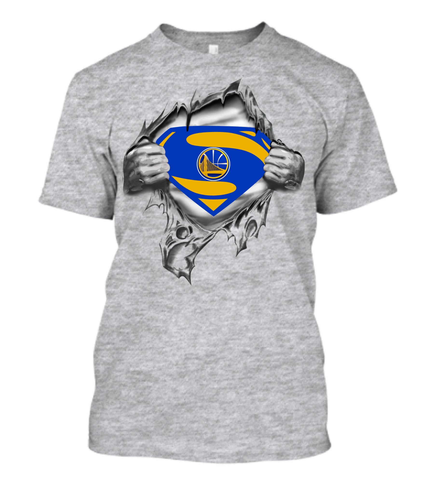 Golden State Warriors Superman Logo '82 Style T-Shirt
