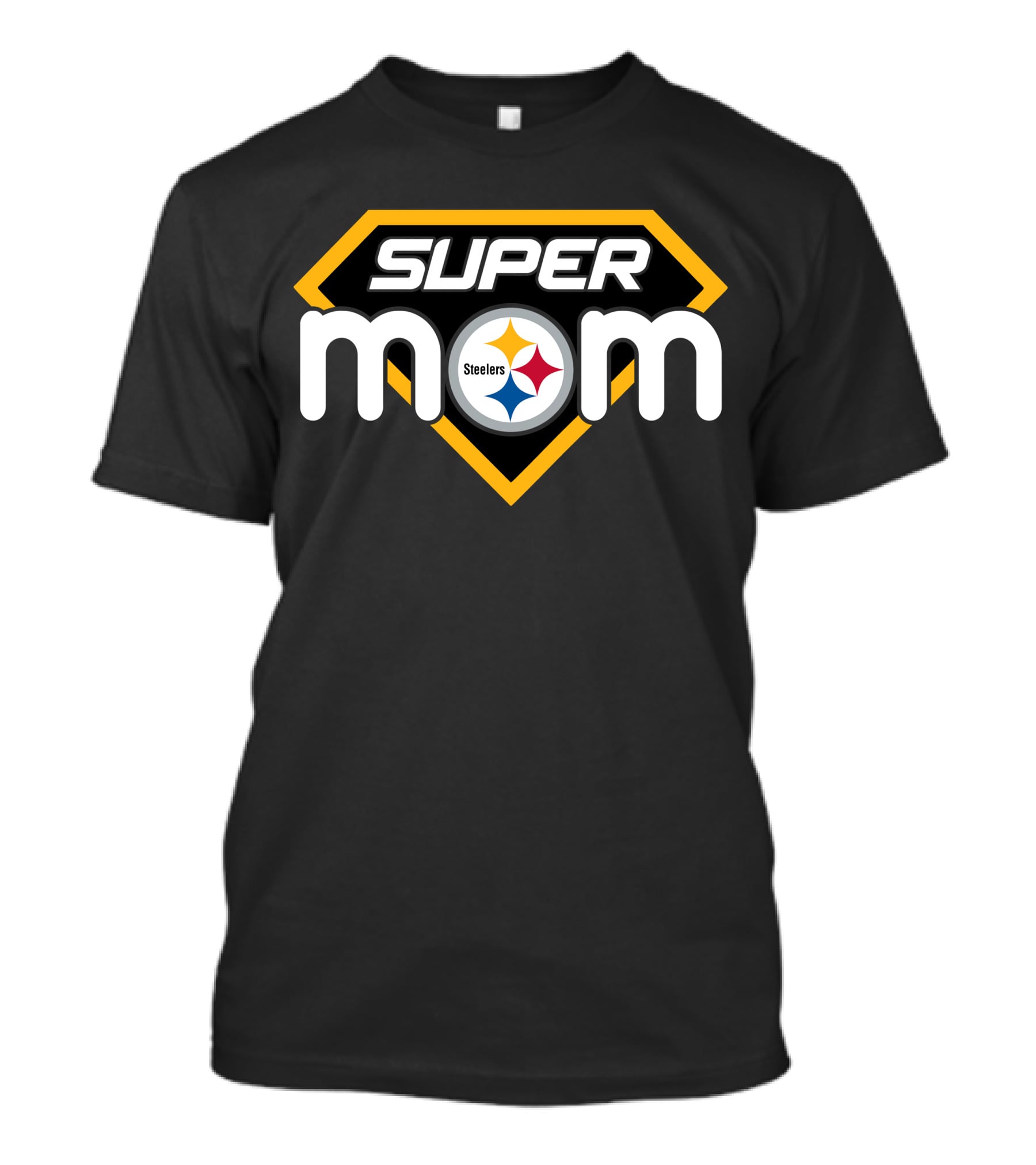 Pittsburgh Steelers Super Mom T-Shirt
