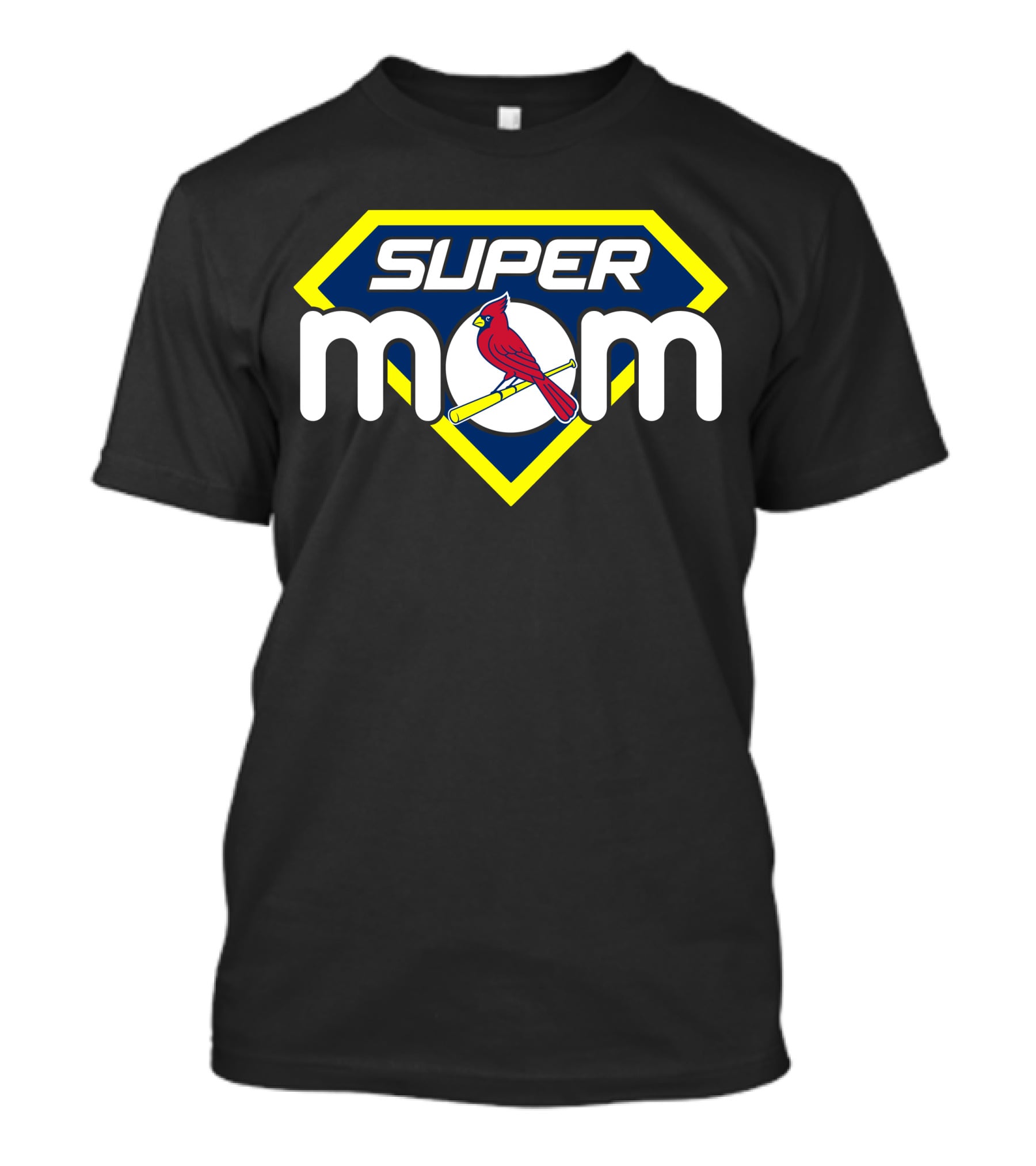 Super Mom St Louis Cardinals Logo T-Shirt
