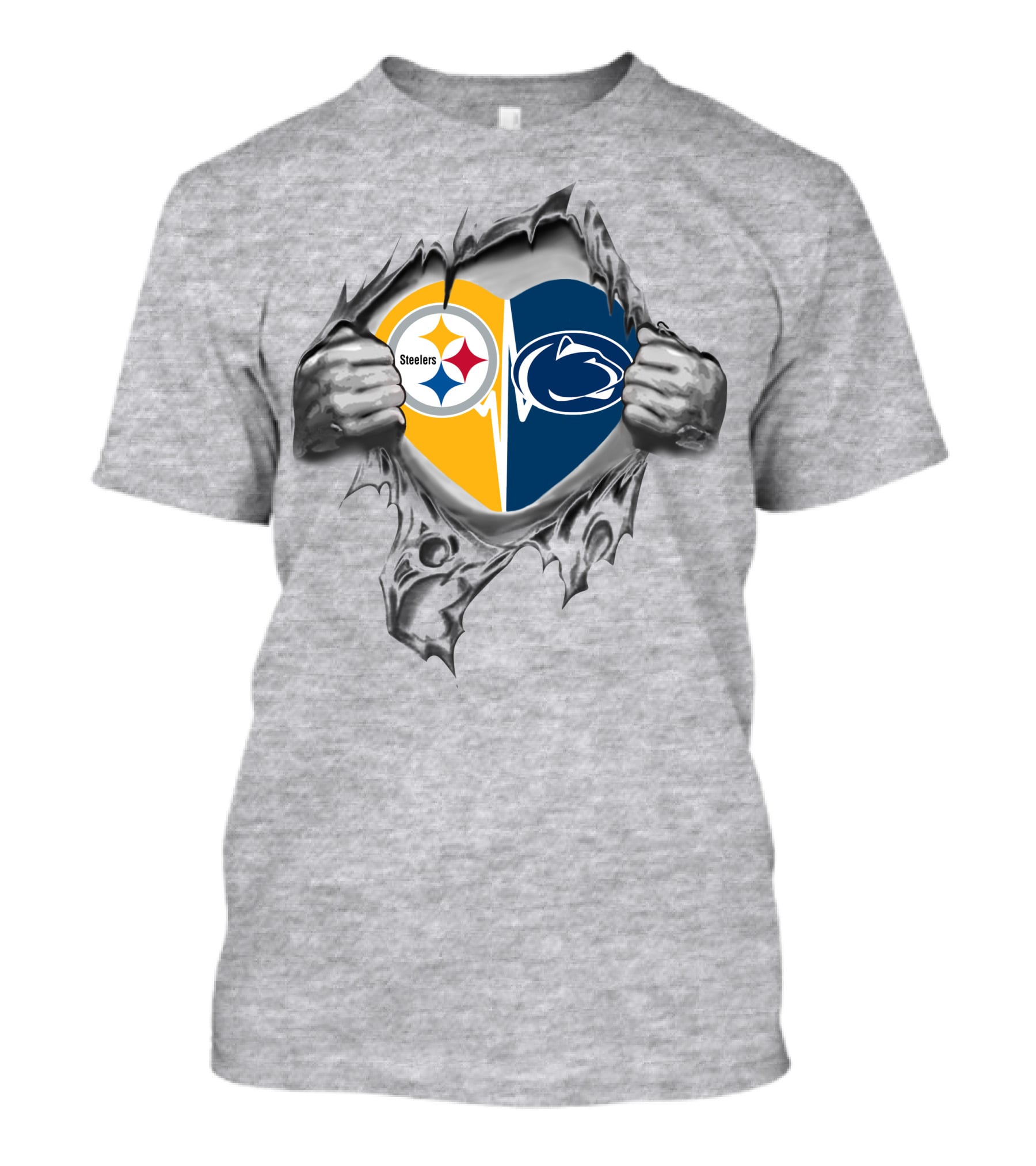 Steelers Penn State Nittany Lions Heart T-Shirt