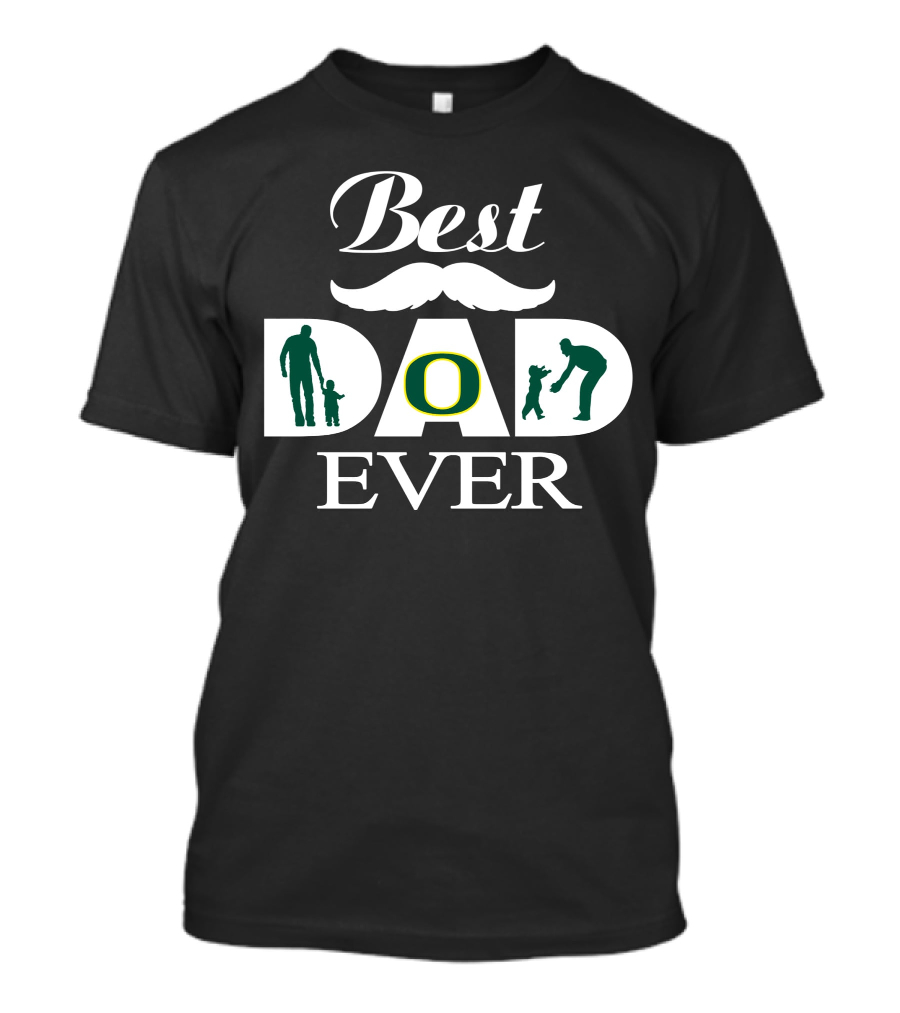 Best Dad Ever 44 Oregon Ducks T-Shirt