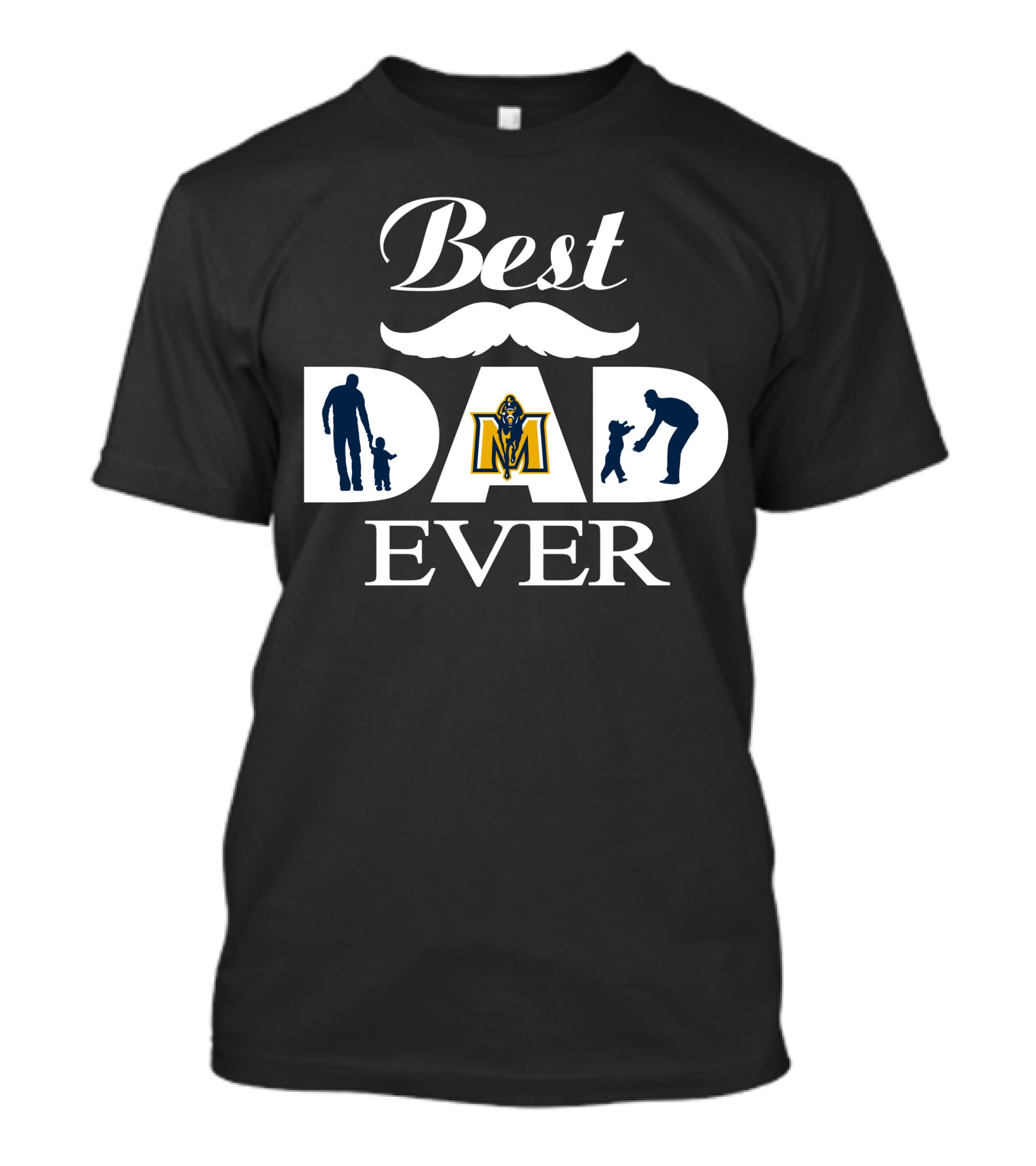 Best Dad Ever Murray State Racers 60 T-Shirt