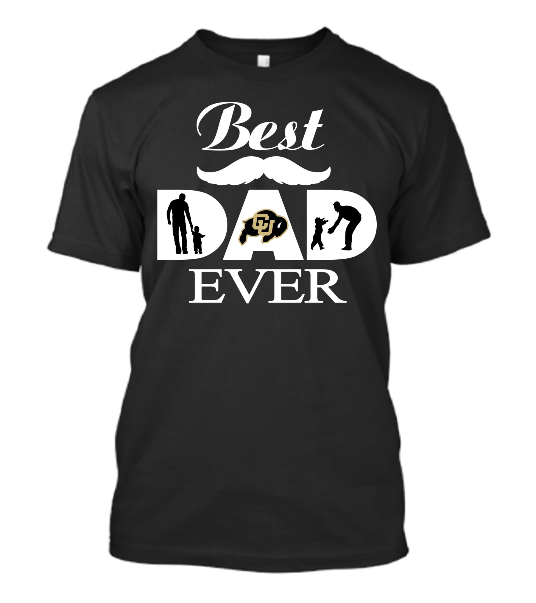 Best Dad Ever 101 Colorado Buffaloes T-Shirt