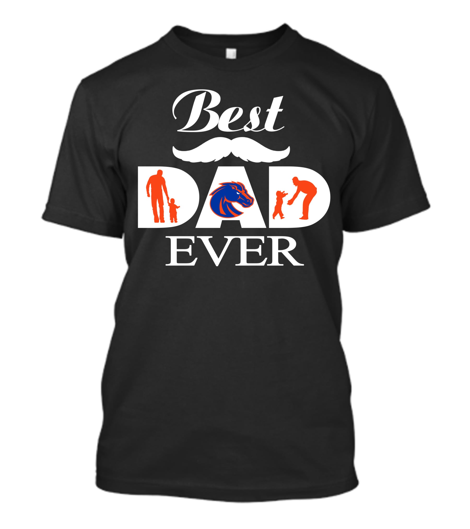Boise State Broncos Best Dad Ever 112 T-Shirt