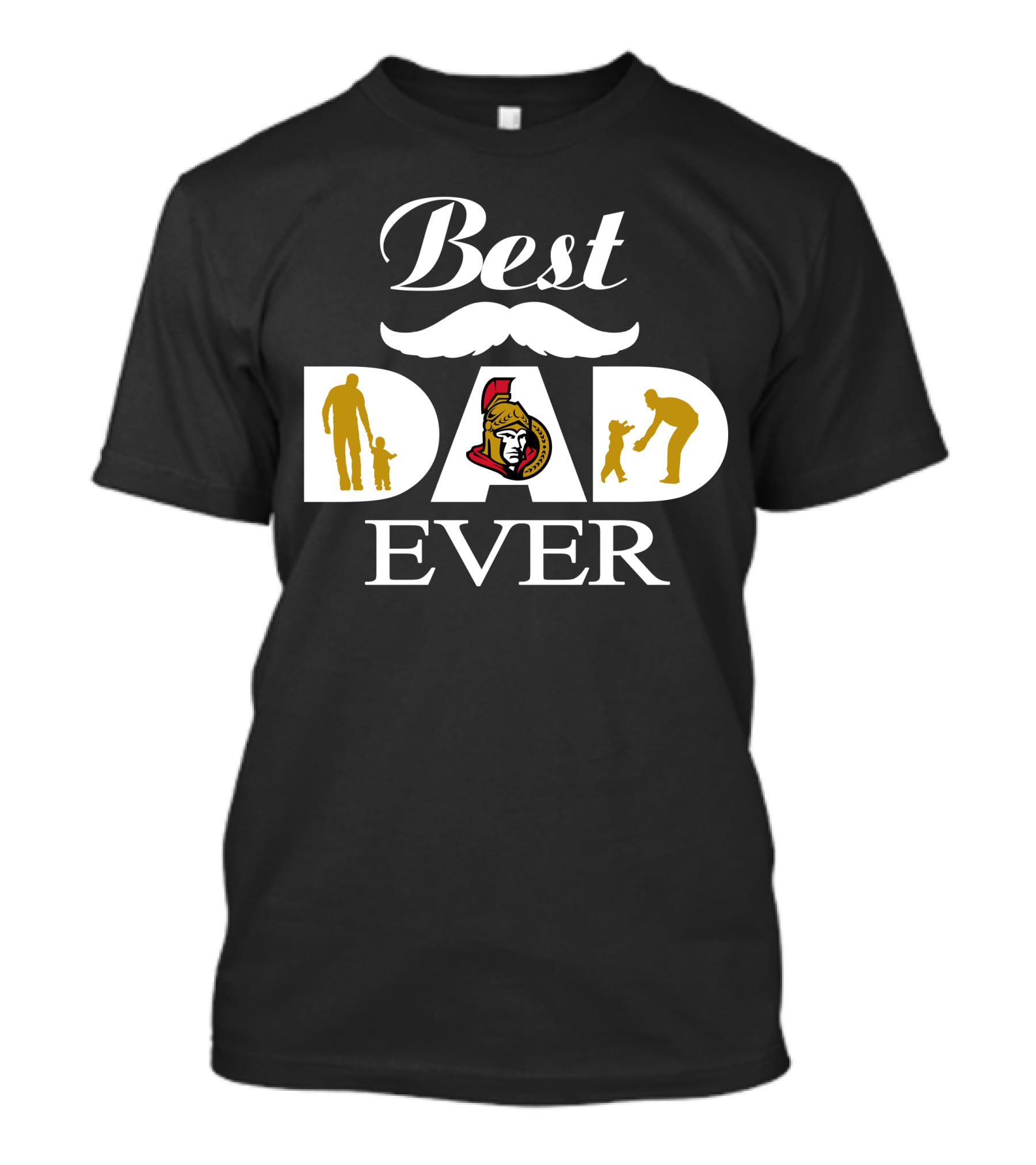 Ottawa Senators Best Dad Ever Father And Child Moments T-Shirt