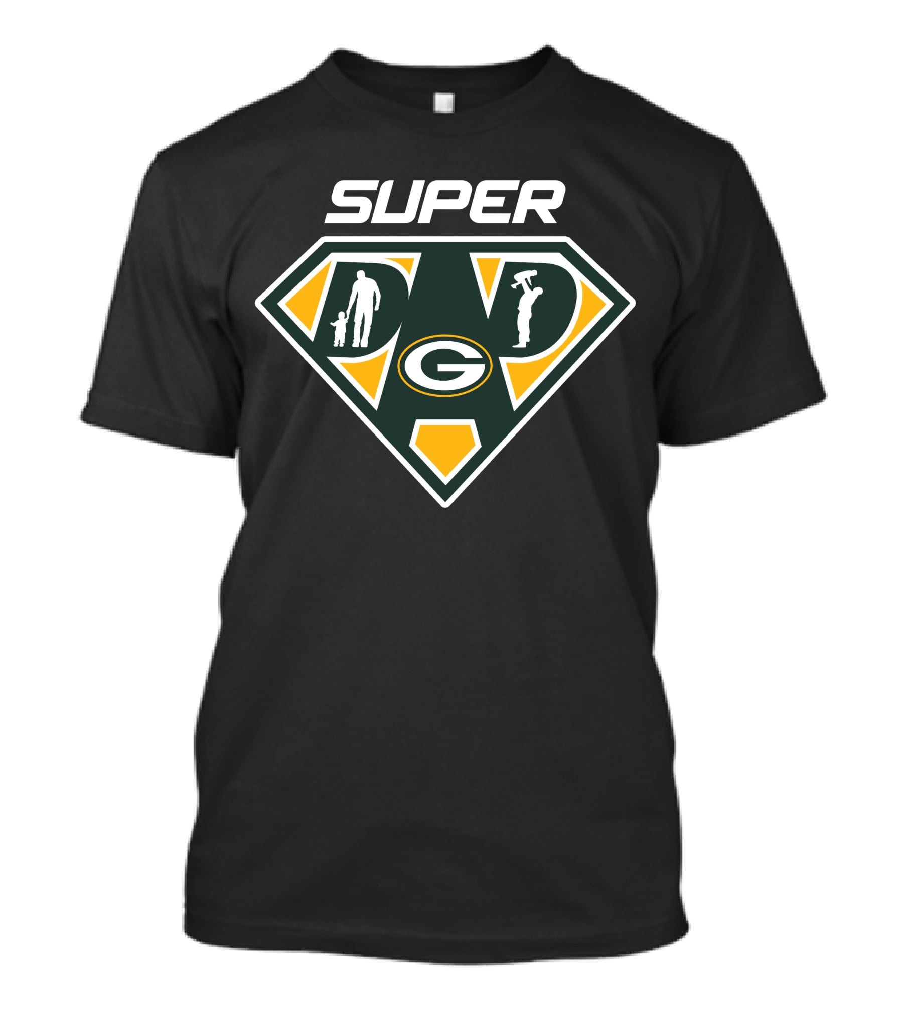 Super Green Bay Packers Dad T-Shirt