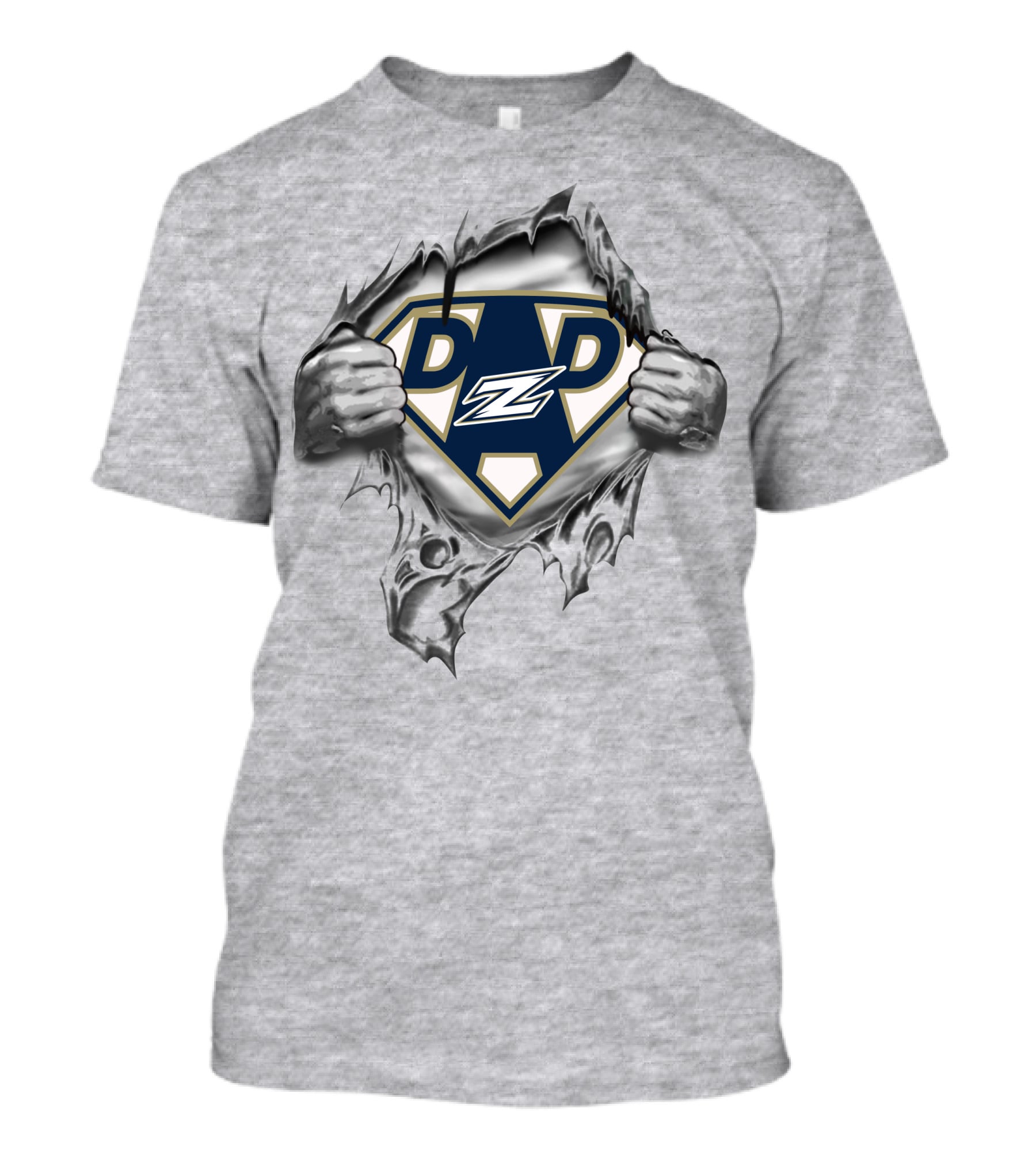 Akron Zips Super Dad Hero T-Shirt
