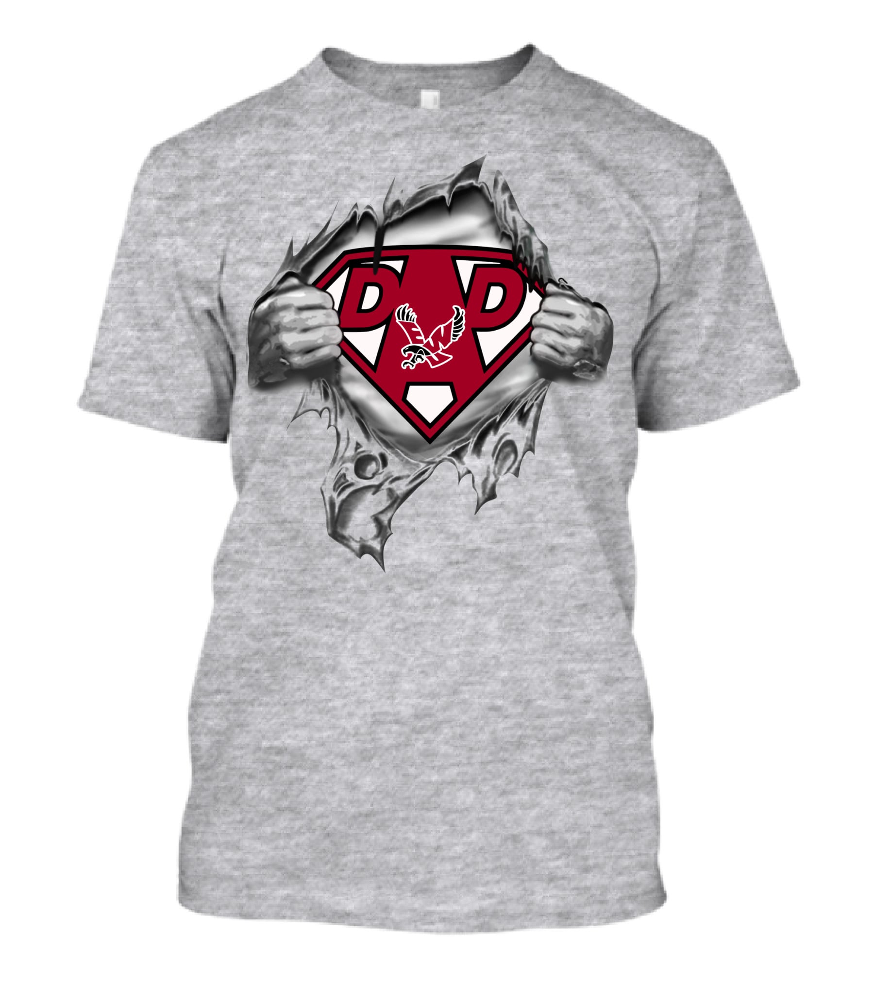 Eastern Washington Eagles Super Dad 27 T-Shirt