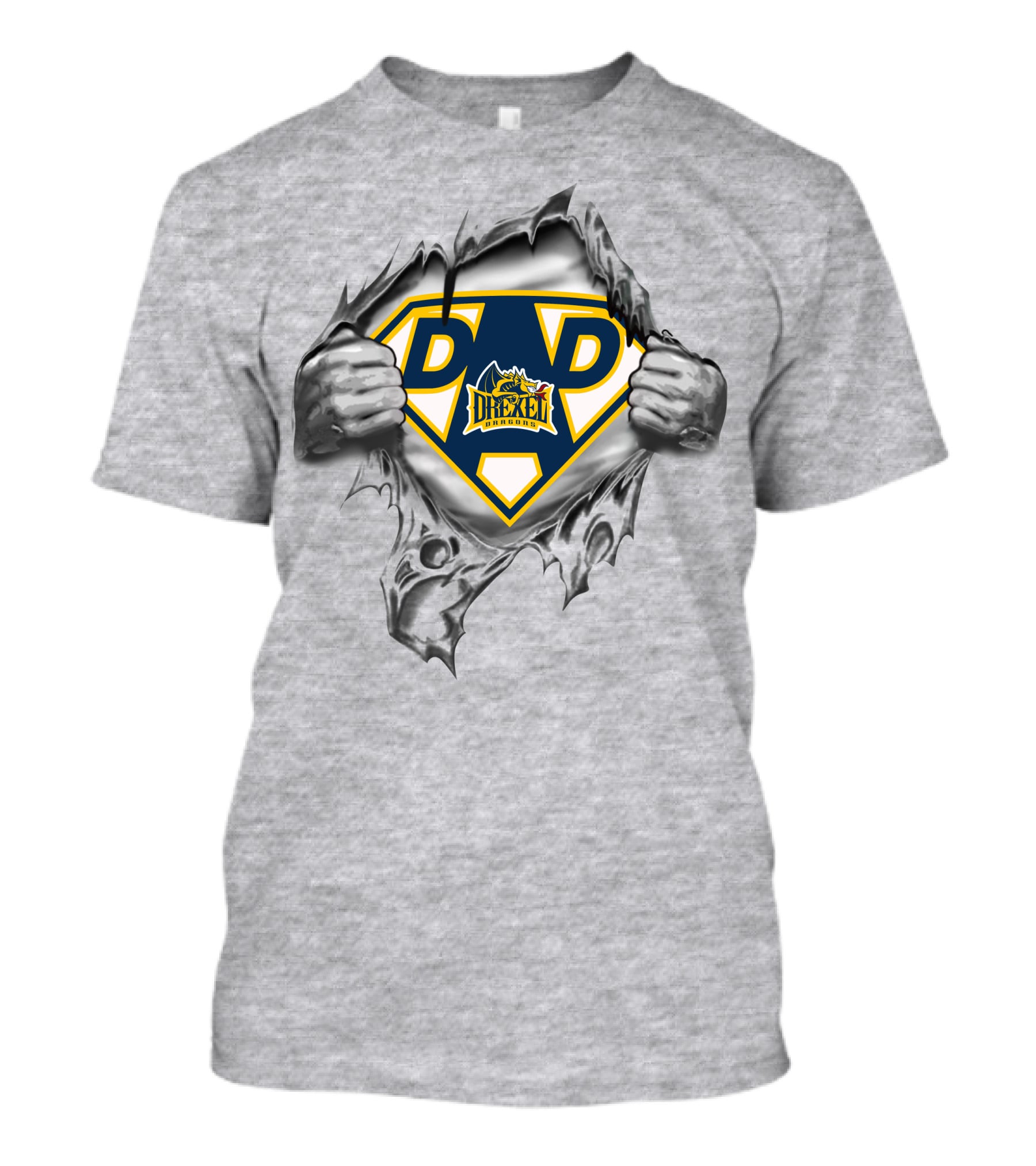 Drexel Dragons Super Dad Hero T-Shirt