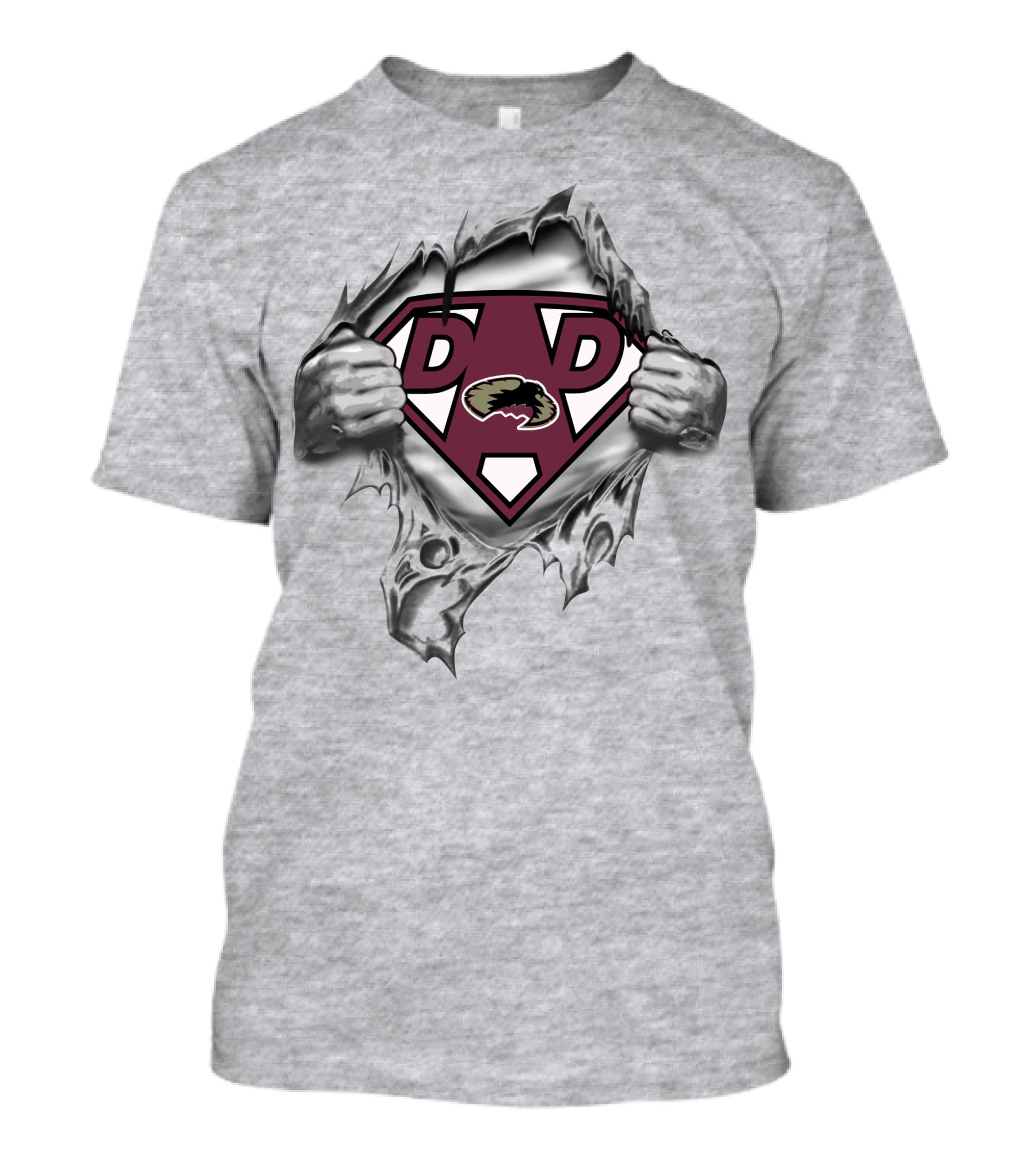 Denver Pioneers Super Dad Hockey Superman T-Shirt