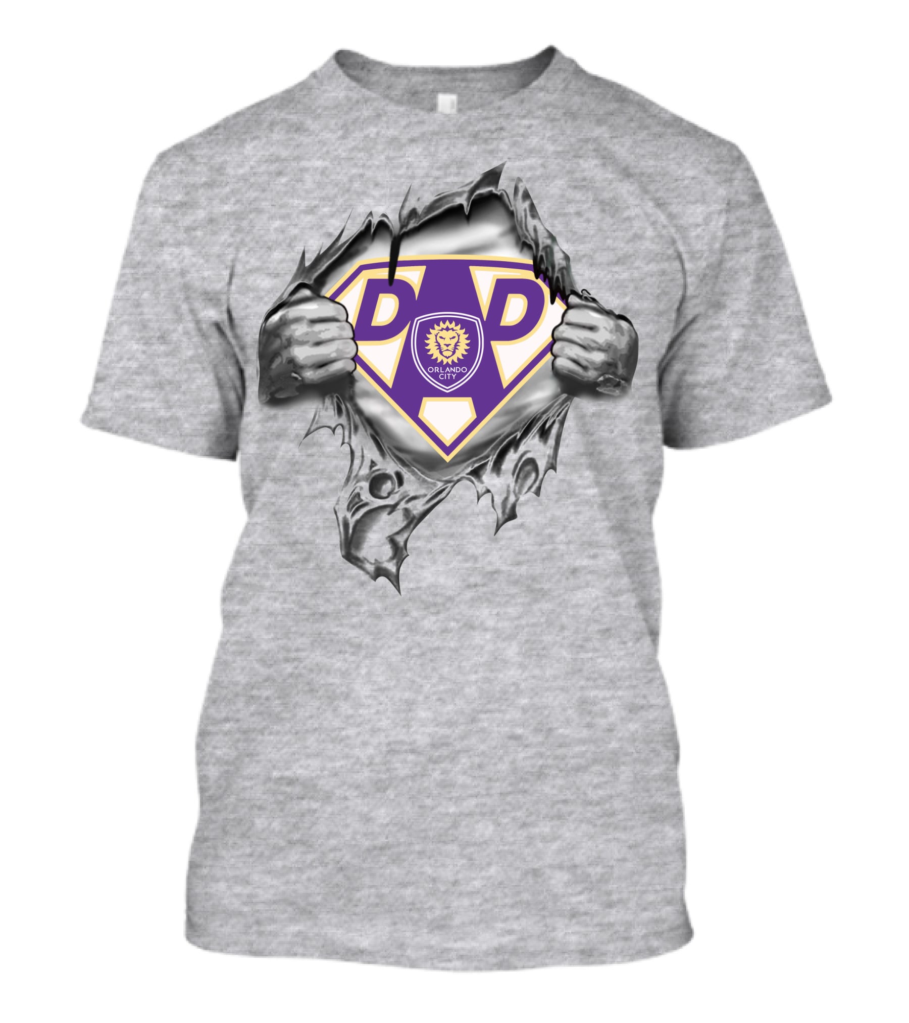 Super Dad Orlando City Sc Shield Fan 257 T-Shirt