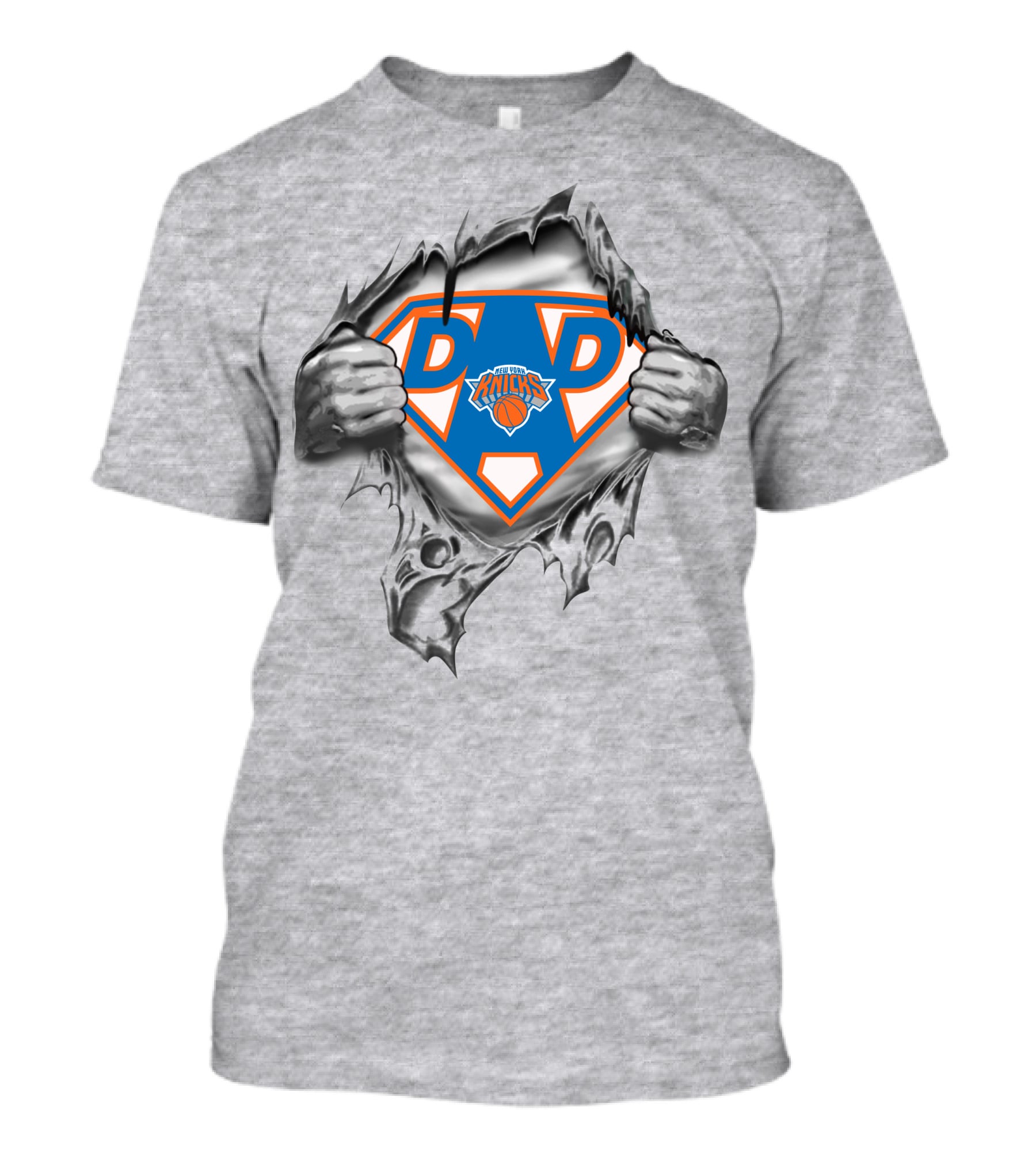 New York Knicks Super Dad Basketball Hero T-Shirt