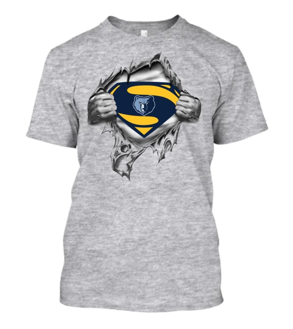 Memphis Grizzlies Superman Logo T-Shirt