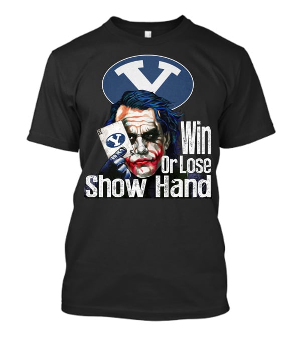 BYU Cougars Win Or Lose Show Hand Joker T-Shirt