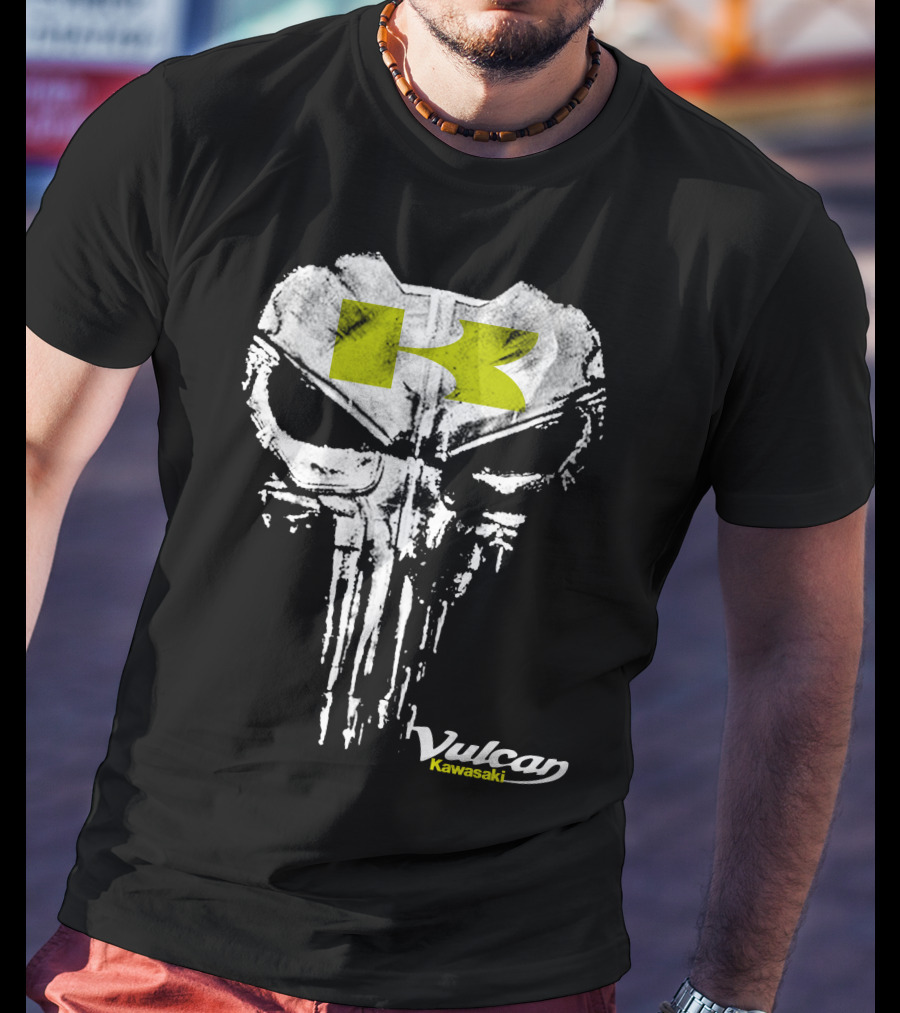 Kawasaki Vulcan Skull Icon 01 T-Shirt