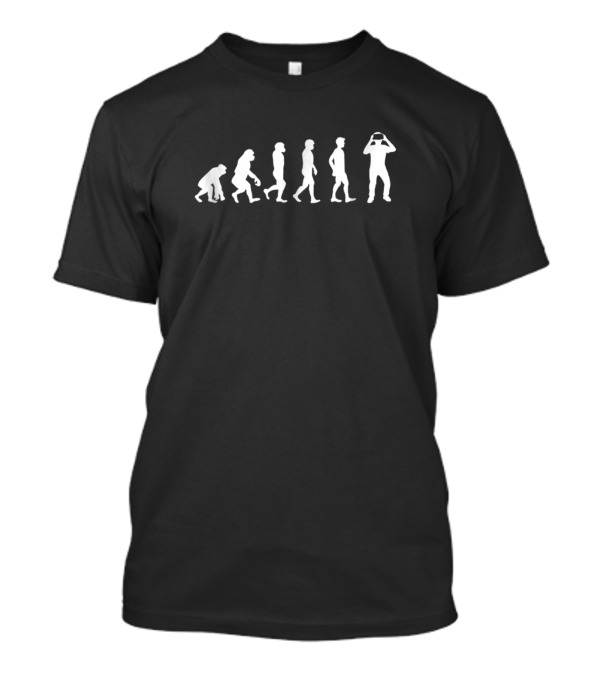 Evolution Of Humans To Virtual Reality Enthusiasts T-Shirt