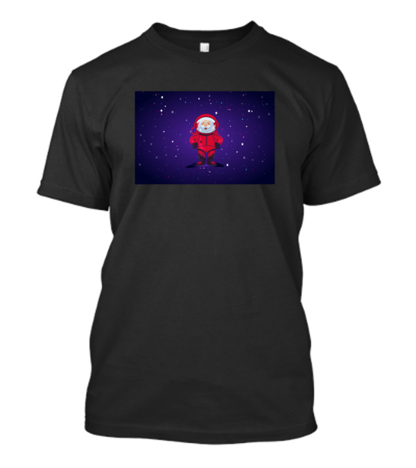 Santa Claus Astronaut Space Adventure T-Shirt