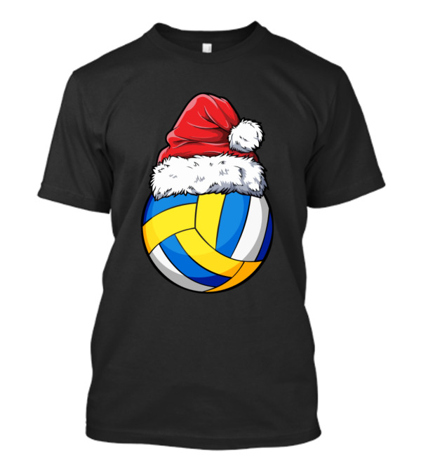 Santa Hat Volleyball T-Shirt