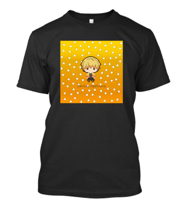 Zenitsu Agatsuma Kimetsu No Yaiba Demon Slayer Pix Character T-Shirt