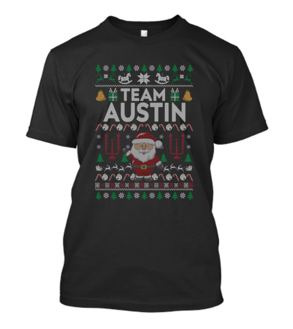 Team Austin Santa Christmas T-Shirt