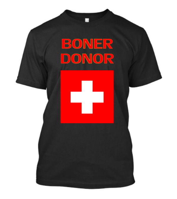 Boner Donor Hubie Halloween White Cross T-Shirt
