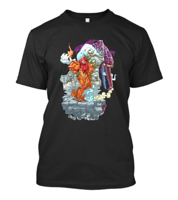Metroid Samus Aran Vs Kraid Battle T-Shirt