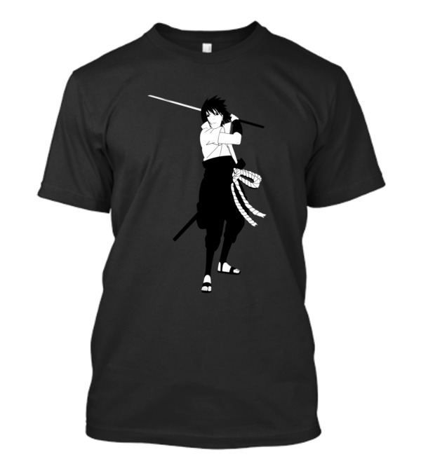 Sasuke Uchiha Sword Stance T-Shirt
