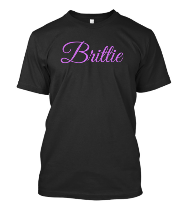 Brittie Classic Script Name T-Shirt