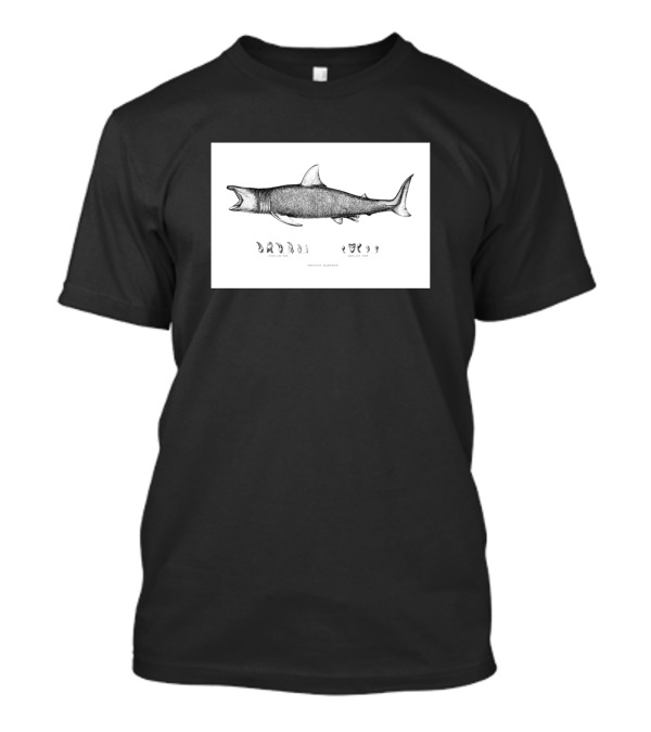 Vintage Squalus Sketch Showing Teeth Study T-Shirt