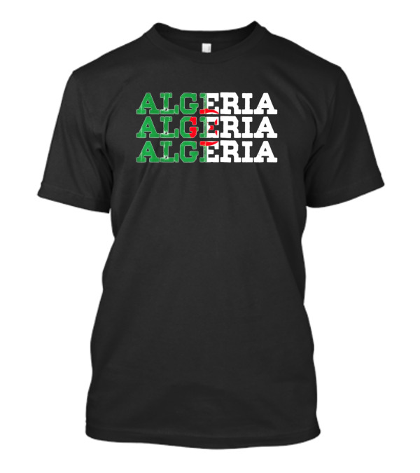 Algeria Algeria Algeria Algerian Flag Sports Lovers T-Shirt