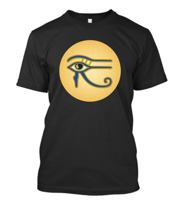 Eye Of Horus Ancient Egypt Circle Hieroglyphs T-Shirt