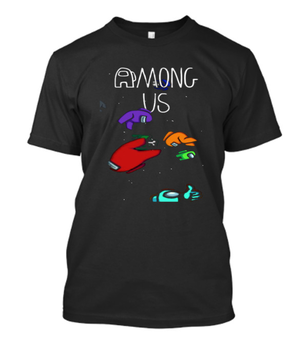 AMONG US Spaceship Crewmates Colors T-Shirt