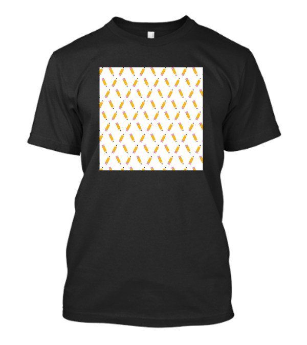 Back To School Pencils Pattern Neck Gaiter English Teacher T-Shirt