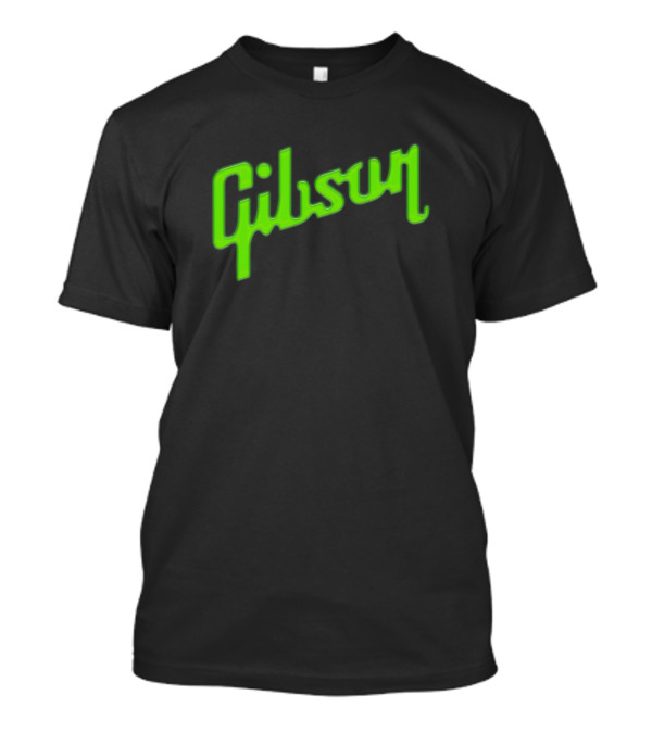 Gibson Guitars Neon Green Wood T-Shirt