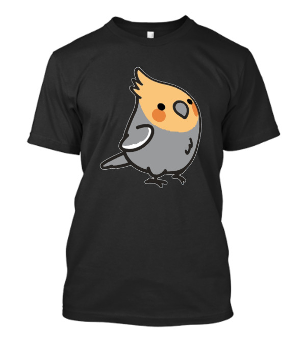 Chubby Cockatiel Cute Bird T-Shirt
