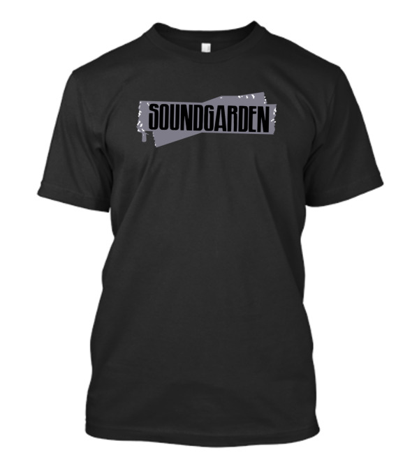 SOUNDGARDEN Silver Grunge Tape T-Shirt