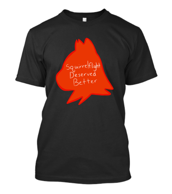 Squirrelflight Deserved Better Red Cat Head T-Shirt