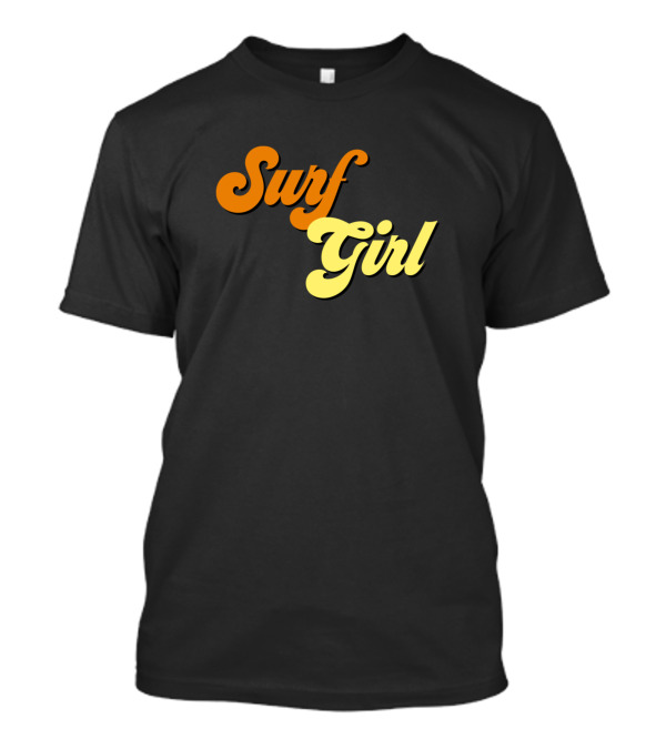 Surf Girl Retro Style Summer Vibes T-Shirt