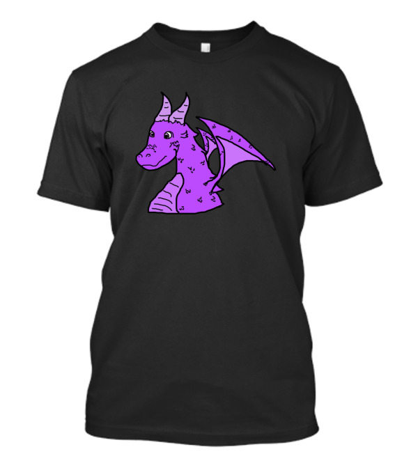 Murasaki The Purple Dragon Illustration Fantasy Character T-Shirt