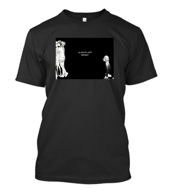Always Left Behind Anime-Style Solitude T-Shirt