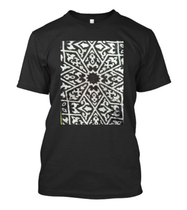 Black And White Geometric Mandala T-Shirt