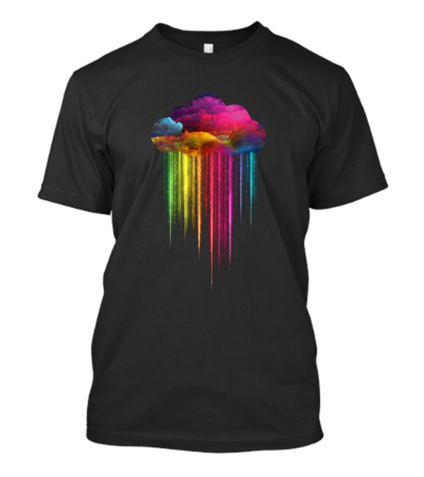 Rainbow Rain Cloudburst Spectrum T-Shirt