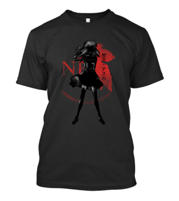 NEON Asuka Evangelion God's In His Heaven All's Right With The World T-Shirt