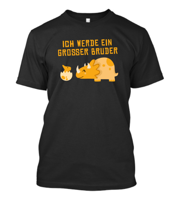 Ich Werde Ein Grosser Bruder Dinosaurier T-Shirt