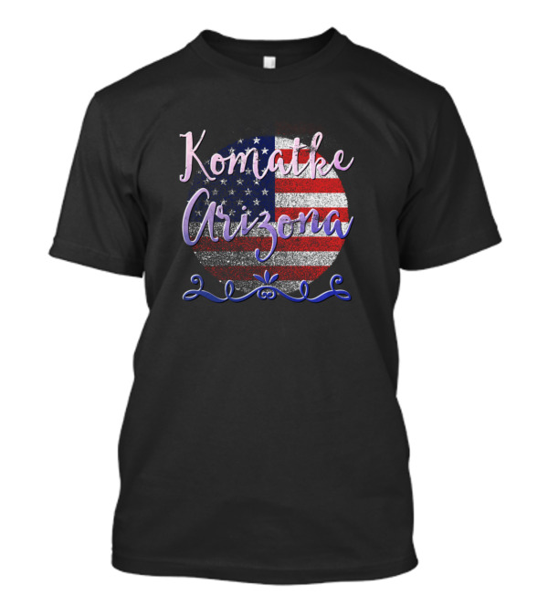 Komatke Arizona American Flag T-Shirt